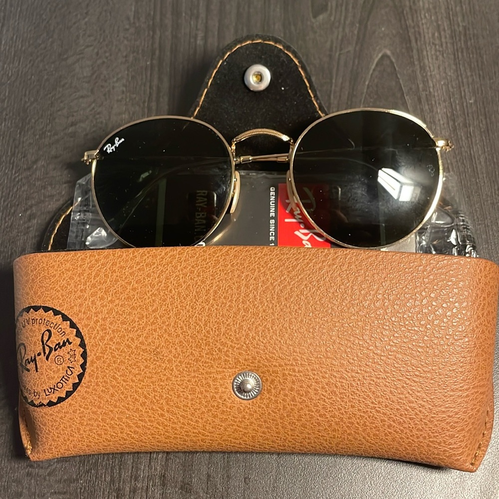 Rayban polarized round sunglasses